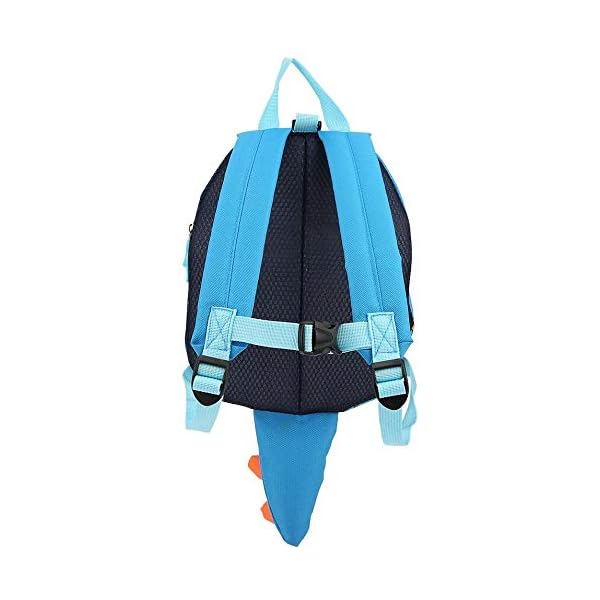 Zerodis Dinosaurier Rucksack Kinder Kinder Kleinkind Tasche Cartoon Rucksack Snack Lunchpaket Reiserucksack mit Sicherheitsgurt Leine für Vorschuljungen Mädchen(Blau) – Bild 3