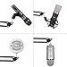 Adjustable Microphone Suspension Boom Scissor Arm Stand Made of Durable Steel with Table Mounting Clamp Suitable for Blue Yeti Snowball Microphone By Earamble