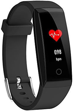 Fitness Tracker,YiMiky Fitness tracker Smart Bracelet,IP67 Waterproof Smart Wristband,Smart Watch Heart rate Female Physiological Reminder Watches for Android iOS Phone(Black)