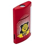 S.T. Dupont 010082 Minijet Red Wild Chrome Finish Single Flame Torch Lighter