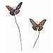 Ancient Graffiti Butterfly Duo Short Plant Garden Stake