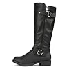 DREAM-PAIRS-Womens-Side-Zipper-Knee-High-Riding-Boots