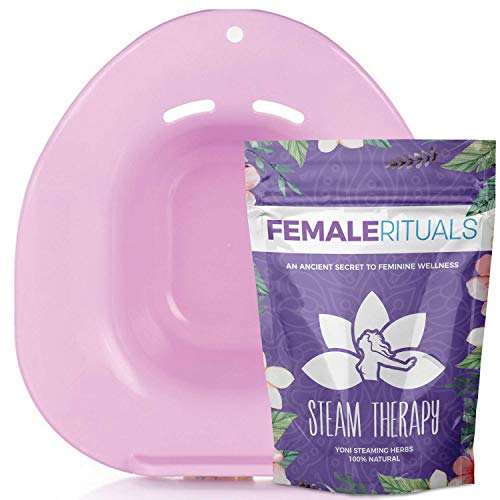 Female Rituals Yoni Steam Seat Kit with Yoni Steam Herbs (4 Ounce