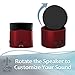 Adaptive Sound Technologies Lectrofan Micro 2 Sleep Sound Machine and Bluetooth Speaker with Fan Sounds, Red
