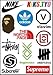 Bape NikeSupreme Logo Skateboard Vinyl Sticker Laptop Luggage Car Bumper Decals