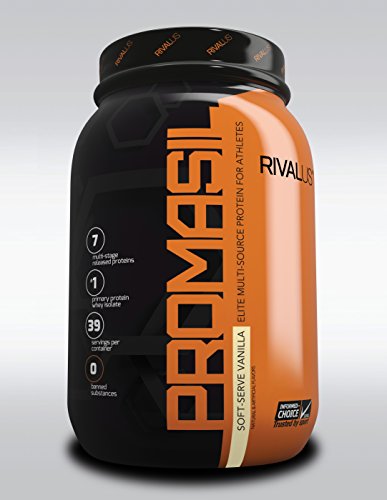 Rivalus Promasil The Athlete's Protein Strawberry/Fraise - 2.5lb Bonus size.