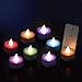 10 piece Set Flickering Flameless LED Tea Light Candles Glowing accent lighting festive Weddings Birthday parties table settings Christmas decor Love celebratory Battery remote controlled