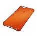 LUVVITT [Clear Grip] Soft Slim Flexible TPU Back Cover Transparent Rubber Case for Apple Phone 6 / Phone 6s (4.7 inch) - Neon Orange
