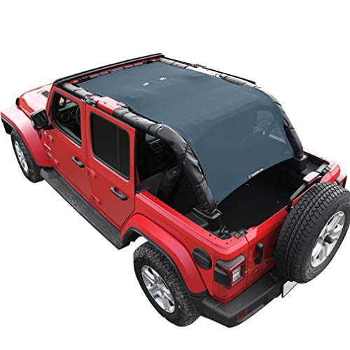 Shadeidea SunShade for Jeep Wrangler JL Unlimited 4 Door JLU Sun shade