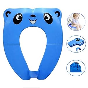 Portable Potty Seat with Splash Guard for Boys, Folding Travel Potty Seat for Toddler, Baby and Kids, Recyclable Non…