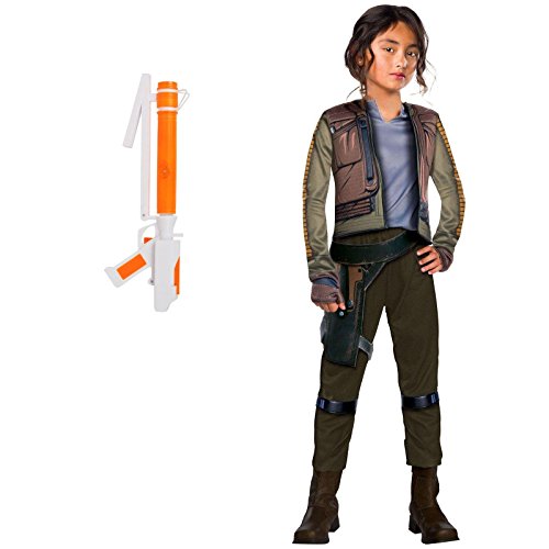 Rogue One: A Star Wars Story Jyn Erso Child Costume and Blaster Bundle Set