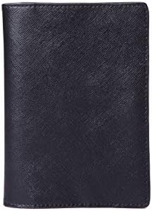 IUHA Genuine Leather Passport Cover Travel Wallet &amp; Airline Ticket Holder