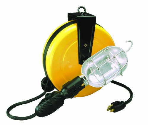 Alert Stamping 5000A-30GCB 30-Foot Cord Reel with Light