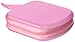 Foxnovo Portable Clear Plastic 40 Cd DVD VCD Disc Holder Storage Box Bag Wallet Case Protector Organizer (Pink)