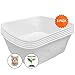 Easyology Large Disposable Litter Box - 5 Pack - Odor Control Disposable Litter Boxes for Cats - Durable Waterproof Disposable Kitty Litter Box - Travel Litter Box - Disposable Litter Boxes for Cats