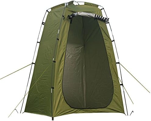 Iweibao Portable Folded Pop Up Pod Changing Room Beach Shower Toilet Tent (green)