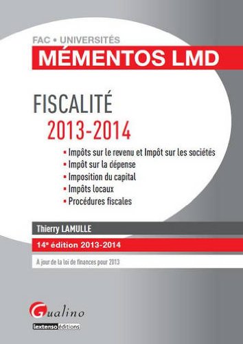 Fiscalité 2013-2014