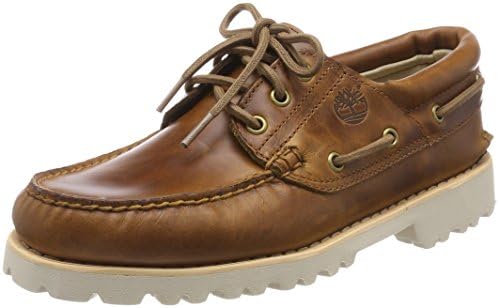 timberland mens chilmark 3 eye handsewn boat shoes sahara