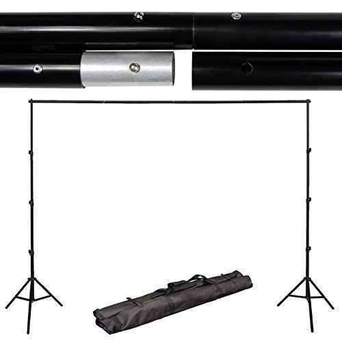 LimoStudio Photo Video Studio 10Ft Adjustable Muslin Background Backdrop Support System Stand, AGG1112