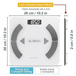 RHINO Smart Scale for Body Weight, High