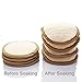 SkinTools Eco Friendly 4 Pack Premium Loofah Pads, Shower and Bath Sponge, All Natural Exfoliating Luffa, Perfect for Men and Women, Helps to Remove Deodorant, Sunblock and Exfoliate Feet