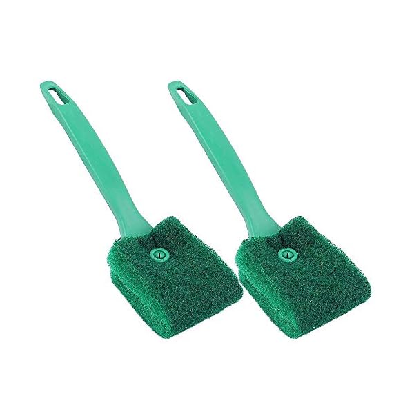 GU Gurxi Pennello per Spugna per Acquario Pennello a Doppia Faccia Spugna Spazzola per la Pulizia Dell'Acquario Pennello…