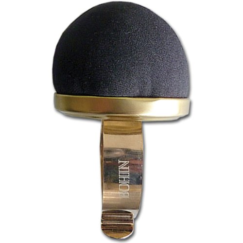 Bohin Wrist Pincushion, Black Velvet