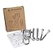 Awroutdoor Heavy Duty Swing Hangers Suspension Hooks 1000 LB Capacity, 360° Rotate Swing Hooks w/ 4 Screw for Playground Porch Yoga Seat Hammock Chair Sandbag Swing Sets Indoor Outdoor (2 Pack)