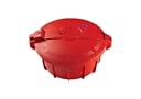 SilverStone Microwave Cookware BPA-Free Microwavable Pressure Cooker, Large, Chili Red