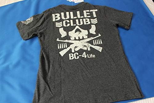 Amazon Co Jp 新日本プロレス バレットクラブ 半袖tシャツ M グレー Bullet Club 新日 しまむら ホビー 通販