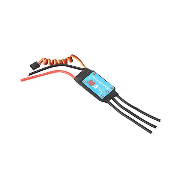 Dilwe RC Einweg-Regler, RC Brushless ESC Elektronischer Geschwindigkeitsregler Einweg-Steuerung für RC-Car, Schiffe… – Bild 4