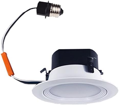 Infinity Green Lighting IG-JXLTE04-4k-WH 4" Round 9W LED Dimmable Recessed Downlights Retrofit 4000K White