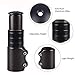 Bike Fork Stem Extender Aluminum Alloy Adjustable Handlebar Riser Adaptor for Mountain Bike, Road Bike, MTB, BMX, Fixie (Black)thumb 2