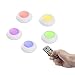 i-Zoom 5 Pack LED Accent Lights Color Changing Lights With Remote Wireless Puck Lights Battery Operated