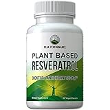 All Natural Resveratrol from Plant Extracts. 500mg Per Capsule. 2 Capsules = 1000mg. Rich Polyphenol Supplement for Cardiovascular Support. Made in USA for Men, Women. Non GMO Gluten Free Pills