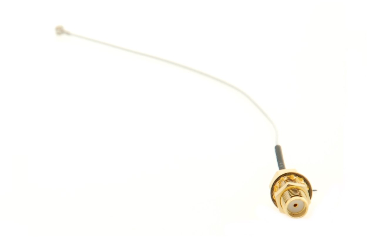 Alda PQ Antenna Connection cable with built-in socket 10cm for SMA/F to GSC