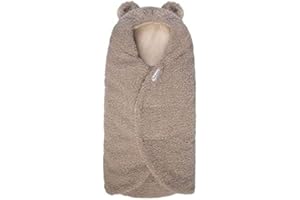 7AM Enfant Baby Car Seat - Nido Quilted Infant Cover, Hooded Soft Plush Lining, Stroller | Wrap for Car Seat