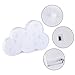KiBlue Cloud Lamp Cloud Decorations Cloud Decor Night Light Lamp Battery Operated Table Cloud Lamp Light for Party Supplies-Wall Decoration for Kids' Room,Living Room,Bedroom (White Cloud)