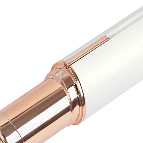 Forever Gone Flawless Painless Hair Removing Handheld Device with LED Light, White
