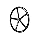 Solomone Cavalli SC Fixed Gear 700c Tri Spoke 5-Spoke Rim Rear Single Speed Fixie Bicycle Wheel
