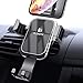 Gravity Car Phone Mount FLOVEME Cell Phone Holder for Car Hands Free Auto Lock Air Vent Car Phone Holder Compatible iPhone 11 Pro XS MAX X XR 8 7 6 Plus Samsung S10 S10E S9 S8 Plus S7 Edge Note 8 9 10