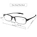 DOOViC 4 Pack Computer Reading Glasses Blue Light Blocking Anti Eyestrain Flexible Lightweight Readers for Women Men 2.0 Strength
