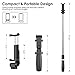 Selfie Stick Tripod Bluetooth, ELEGIANT Extendable Monopod Selfie Stick with Wireless Remote, Tripod Stand Selfie Stick for iPhone X XR XS MAX 8 7 Plus, Galaxy S9 Plus S8 Plus Note8, Huawei and More