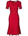 JUESE Women's 50s 60s Formal or Casual Party Pencil Dress