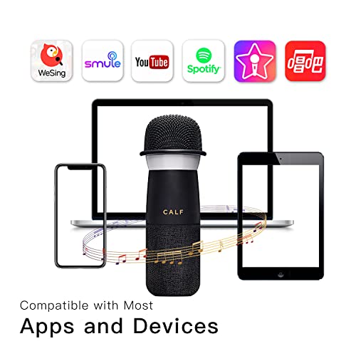 CALF Karaoke Microphone Wireless Bluetooth Changba Microphones & Sound