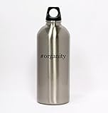 #organity - Hashtag Silver Water Bottle Small Mouth 20oz