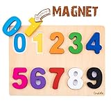 Magnetic Wooden Educational Number Puzzle - Learn