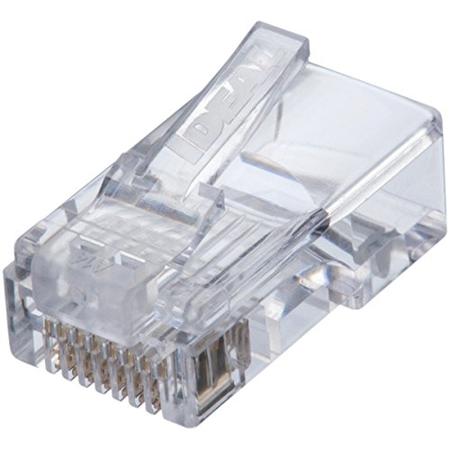 Ideal 85-372 CAT5e Feed-Thru RJ-45 Modular Plugs 100/Bag