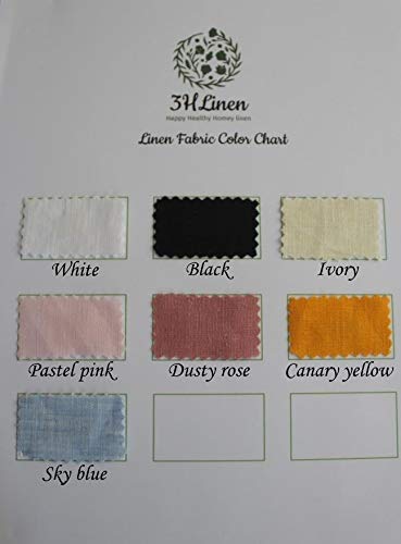 Linen cross over pinafore apron, Japanese style utility wear, available in all sizes US size char, in natural linen, grey, pink colors - Thumbnail 7