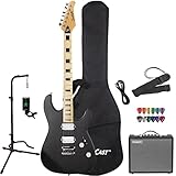 GoDpsMusic 6 String Sawtooth ST-M24 Electric Guitar